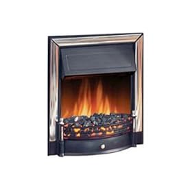 Dimplex Chalbury Chrome 2kW Traditional Inset Electric Fire