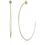 Mizuki 14k Large Round Hoop Earrings