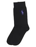 Ralph Lauren - chaussettes habillées hommes - logo Big Pony - Noir
