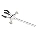 Talboys 916055 Stainless Steel 3-Prong Single Adjustment Multi-Purpose Extension Clamp, 11mm Diameter x 127mm Length Arm, 71mm Grip Size, Medium