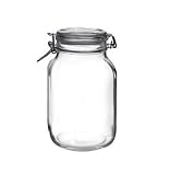 Grosses Einmachglas Vorratsdose Glasdose mit BĂŒgelverschluss fĂŒr 2 Liter