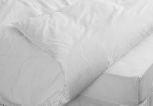 Belledorm Bettdeckenbezug f&uuml;r Einzelbett, 50/50 Polyester/Baumwolle mit Fadendichte 200, wei&szlig;