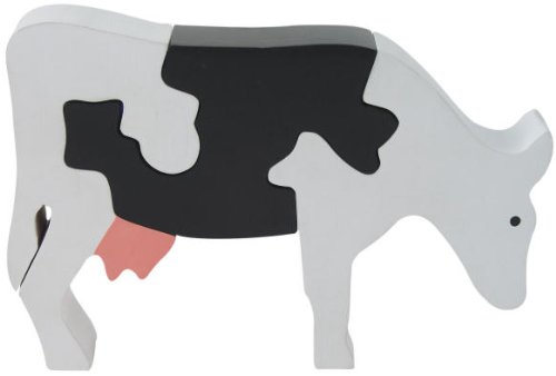 31tuepKjOFL Imagiplay Educational 3D Wooden Puzzle   Dairy Cow