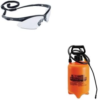 KITKIM25676RLF1992A - Value Kit - 2 Gallon Acid Resistant Sprayer with Viton Seals (RLF1992A) and Jackson* Safety Brand Nemesis Safety Glasses (KIM25676)