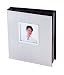 Personalized Silver Satin Frame Cover Photo Album with Free Engraving & Shipping Image