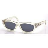 VERSUS Clear Sunglasses with Smoke Colored Lenses. Model: E29-924
