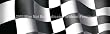 Window Graphic - 16x54 Checkered Flag Window Graphics Racing