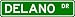 All Products : DELANO Street Name Sign ~ Personalized Family Lastname Sign ~ Gameroom, Basement, Garage Sign