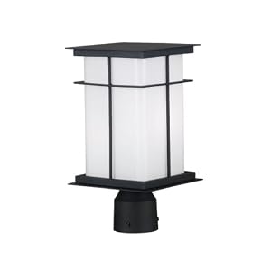 Kenroy Home 70003TB Mesa Medium Post Lantern with 6-Inch Shade by Kenroy Home