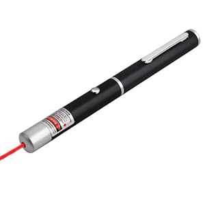 TRIXES 1mW High Powered Red Laser Presentation Pointer Pen Beam Super Powerful