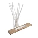 30cm Set of 12 White Taper Candles