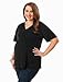 Cheapest Motherhood Maternity: Plus Size Short Sleeve Deep V-neck Smocked Maternity T Shirt Shop