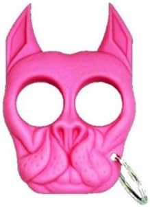 Onetone(TM)Brutus the Bull Dog Self Defense Keychain (Pink)