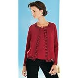 CARDIGAN WITH CROCHET RING DETAIL at Belford