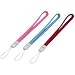 Hama Handschlaufe f&uuml;r die Wiimote 3er Set pink/rot/hellblau