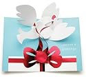 Robert Sabuda Pop-Up Doves with Gift Holiday Cards