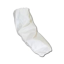Magid SL9P1 EconoWear Poly Plus Polypropylene Disposable Elastic Sleeve, White, 18" Length (Case of 100 Pairs)