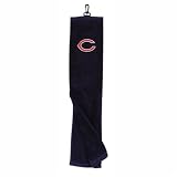 CHICAGO BEARS OFFICIAL EMBROIDERED GOLF TOWEL
