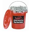 Bucket Packed Steel Tent Stakes, 9 in., 170 Units - Tents Accessories