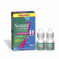 Systane Ultra Lubricant Eye Drops, 2-count .33 fl oz (10 ml) Bottle