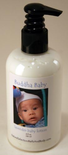 Personalized Buddha Baby Fresh Lotion with blue font on label