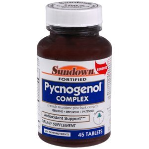 SUN DOWN PYCNOGENOL FORTIFIED 25MG 45Tablets