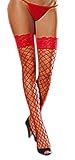 Dreamgirl Women's Fence Net Thigh High