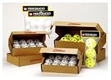 ATEC Perforated Practice Softballs Dozen Pack (Optic Yellow)