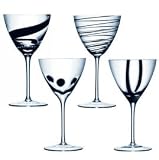 Review   / LSA Jazz Wine Goblet Set of 4 - Black