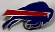 Buffalo Bills Enamel Pewter Buckle, NFL Football Buckle
