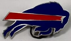 Buffalo Bills Enamel Pewter Buckle, NFL Football Buckle