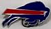 Buffalo Bills Enamel Pewter Buckle, NFL Football Buckle