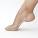 Sheec SlingBack - No Show Non Skid Women's Toe Cover Socks with Clear Heel Band