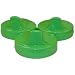 Playtex Baby Spill-Proof Cup Replacement Lids: Flat Top 3-Pack Bright Green