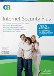 Internet Sec Ste Plus 2008 with$10000 Warr Non-consign DVD Case