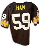 Jack Ham Signed Pittsburgh Steelers Throwback Black Jersey - HOF 88