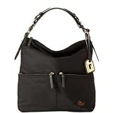 Dooney & Bourke Nylon Medium Pocket Sac Black with Black Trim