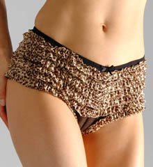 Buy honeydew Rumba Boyshort Panty-Leopard Print Ruffle (007-1)