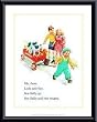 Art Poster Metal Framed Print - See Sally Go - Artist: Campbell- Poster Size: 11 X 14