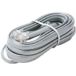 Steren 306-715SL Silver 6C Data Cable Landline Telephone Accessory