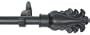 Curtain Rod 44 Inch - 108 Inch Feather Black
