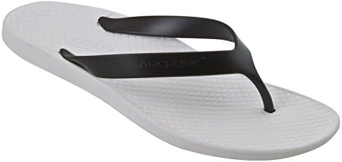 Archline Eva Sole/ Pvc Upper Flip Flops 43 White/Black