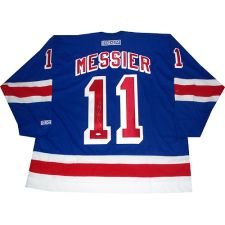 Buy Mark Messier CCM Blue Rangers Replica Jersey w HOF Insc. by Steiner Sports Marketing, Inc.