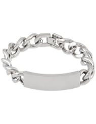 Stainless Steel Identification Bracelet 09.00 Inch olished B436