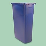 IMAGE OF Slim Jim Waste Receptacle - 23 Gallon Color: Brown