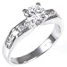 STUDIO 925: *1 CT DIAMOND CZ SOLITAIRE RING*