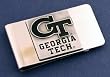 Georgia Tech Pewter Money Clip NCAA