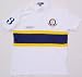 Mens Polo Ralph Lauren white with stripes Cricket club Polo shirt XL