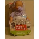 Little Mommy Real Loving Baby Cuddle & Coo Doll - White Velour/Lavender Outfit
