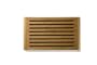 Bambu 14-Inch L by 8-1/2-Inch W by 1-1/4-Inch H Gaby Crumb Board, Golden Brown